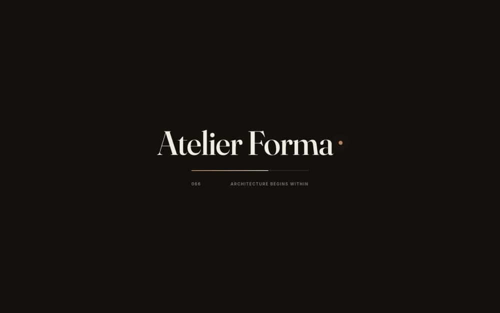 Atelier Forma website
